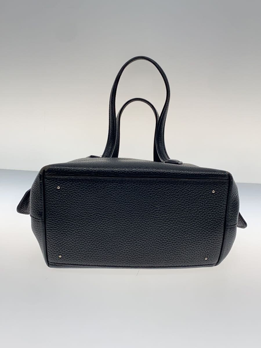 VASIC Handbag Leather Black Solid Color GRAF MINI 4