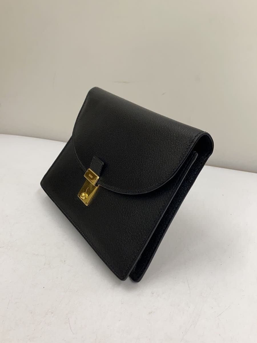 GUCCI Second Bag Leather BLK Solid 0181660940 2