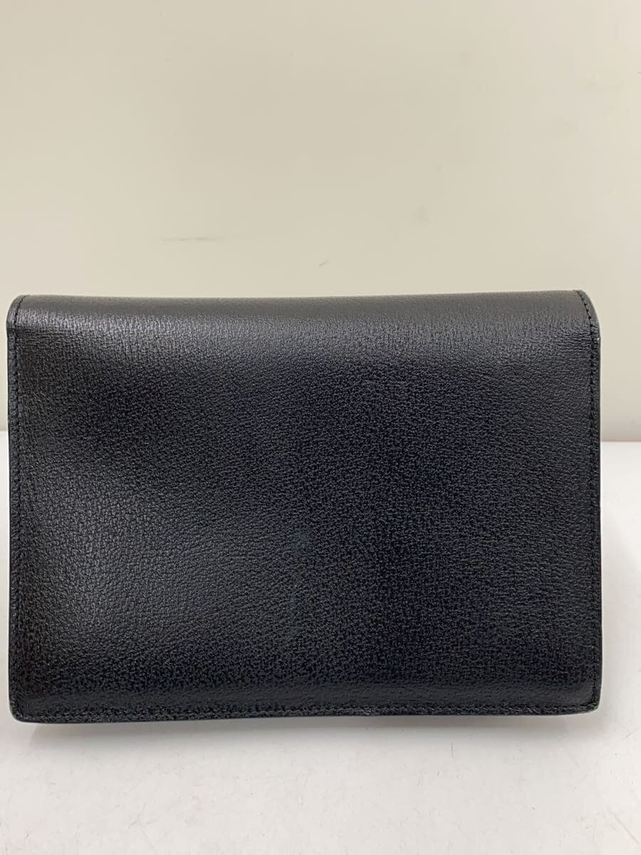 GUCCI Second Bag Leather BLK Solid 0181660940 3
