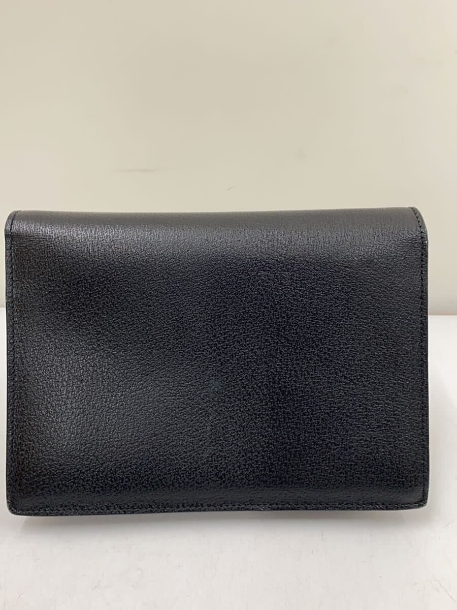 GUCCI Second Bag Leather BLK Solid 0181660940 3