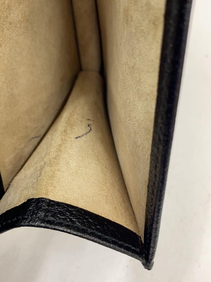 GUCCI Second Bag Leather BLK Solid 0181660940 8