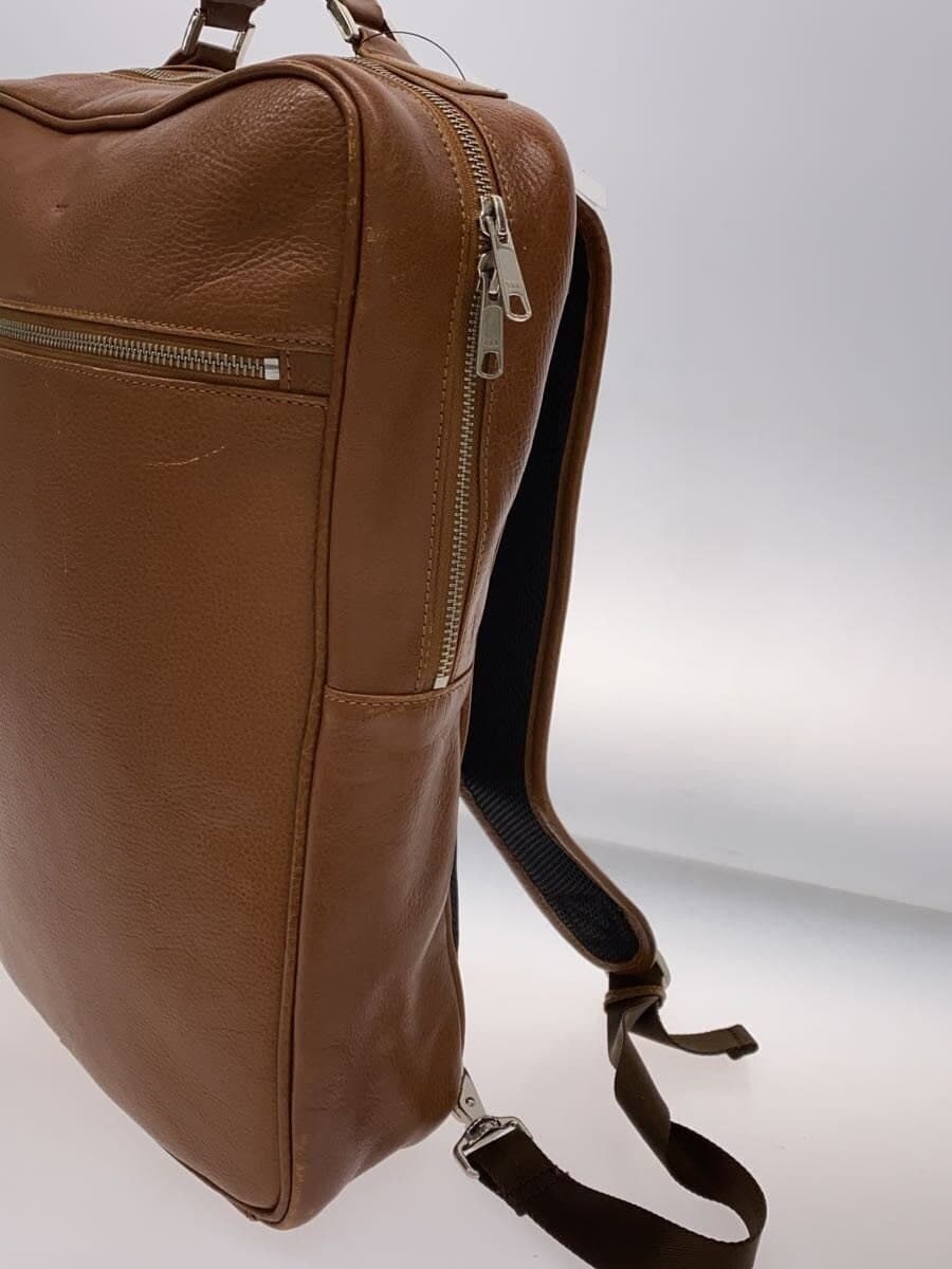 Other Brand TASK Backpack Leather BRW Solid TSK-018A02 2