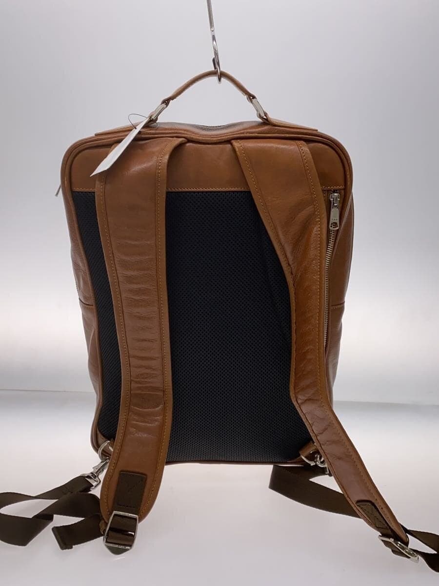 Other Brand TASK Backpack Leather BRW Solid TSK-018A02 3