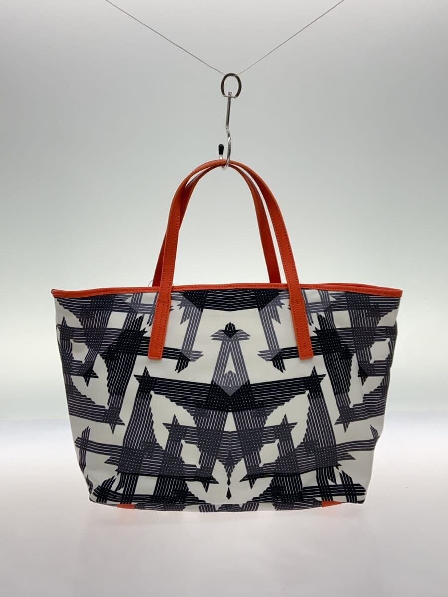 Jiyuku Handbag WHT All Over Pattern 3