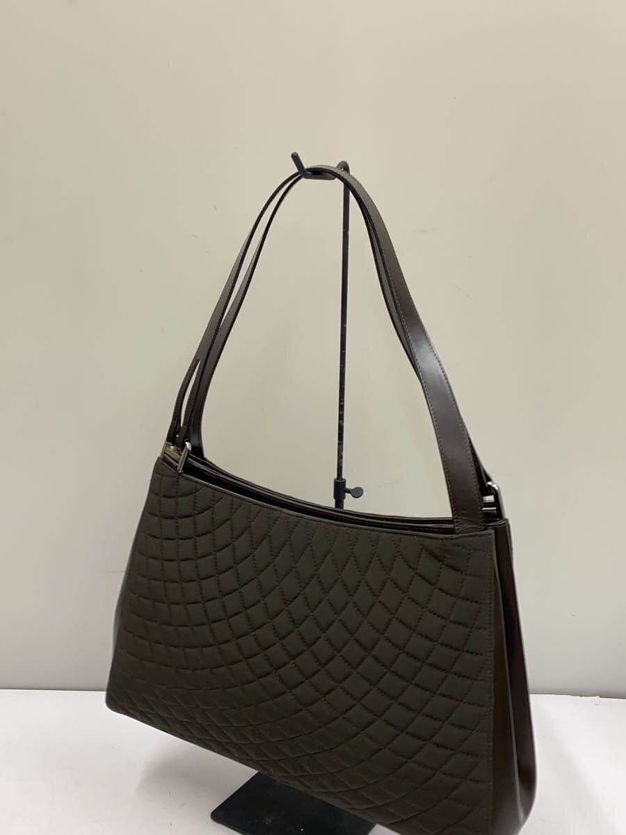 BALLY Tote Bag Nylon BRW Quilted 2