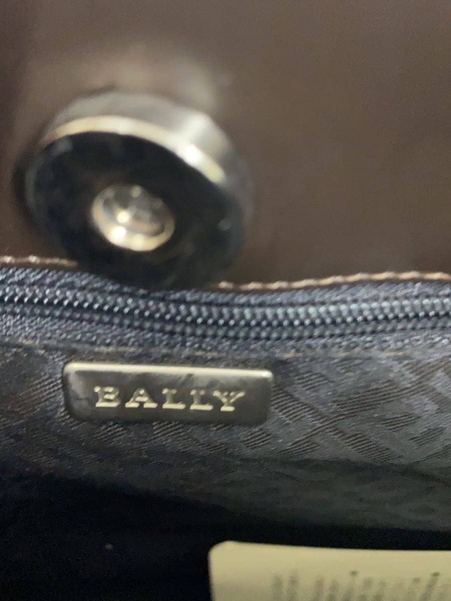 BALLY Tote Bag Nylon BRW Quilted 5