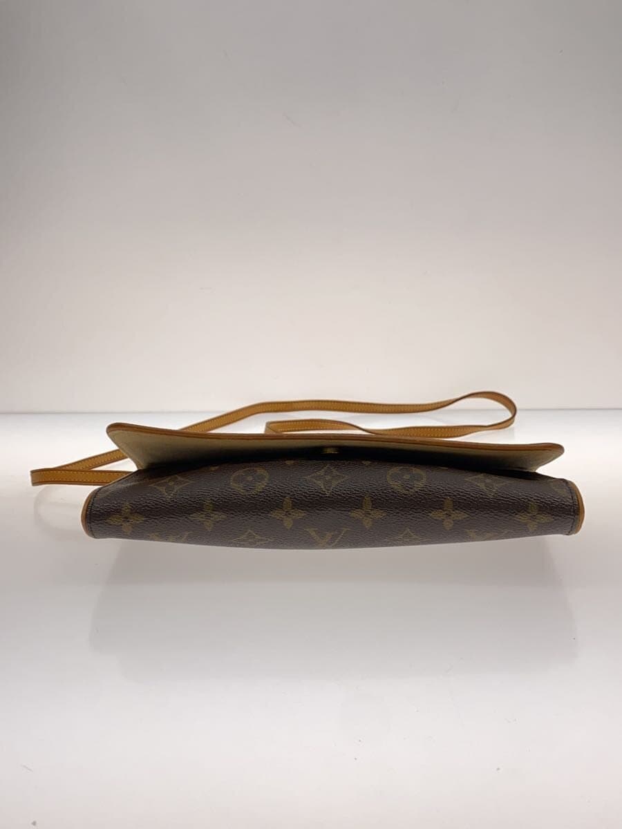 LOUIS VUITTON Pochette Twin GM_Monogram Canvas PVC BRW 4