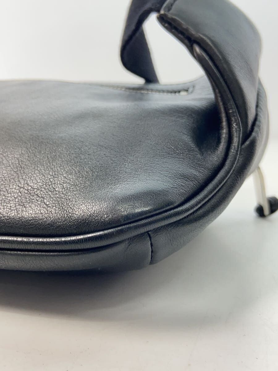 SAINT LAURENT Waist Bag Saint Laurent Leather BLK FLY505671 Black Black 7