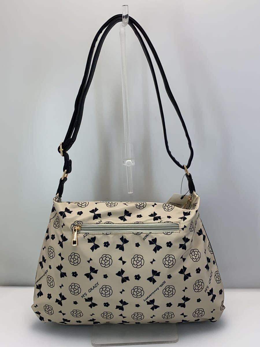 M’S GRACY Shoulder Bag Polyester BEG All Over Pattern 3