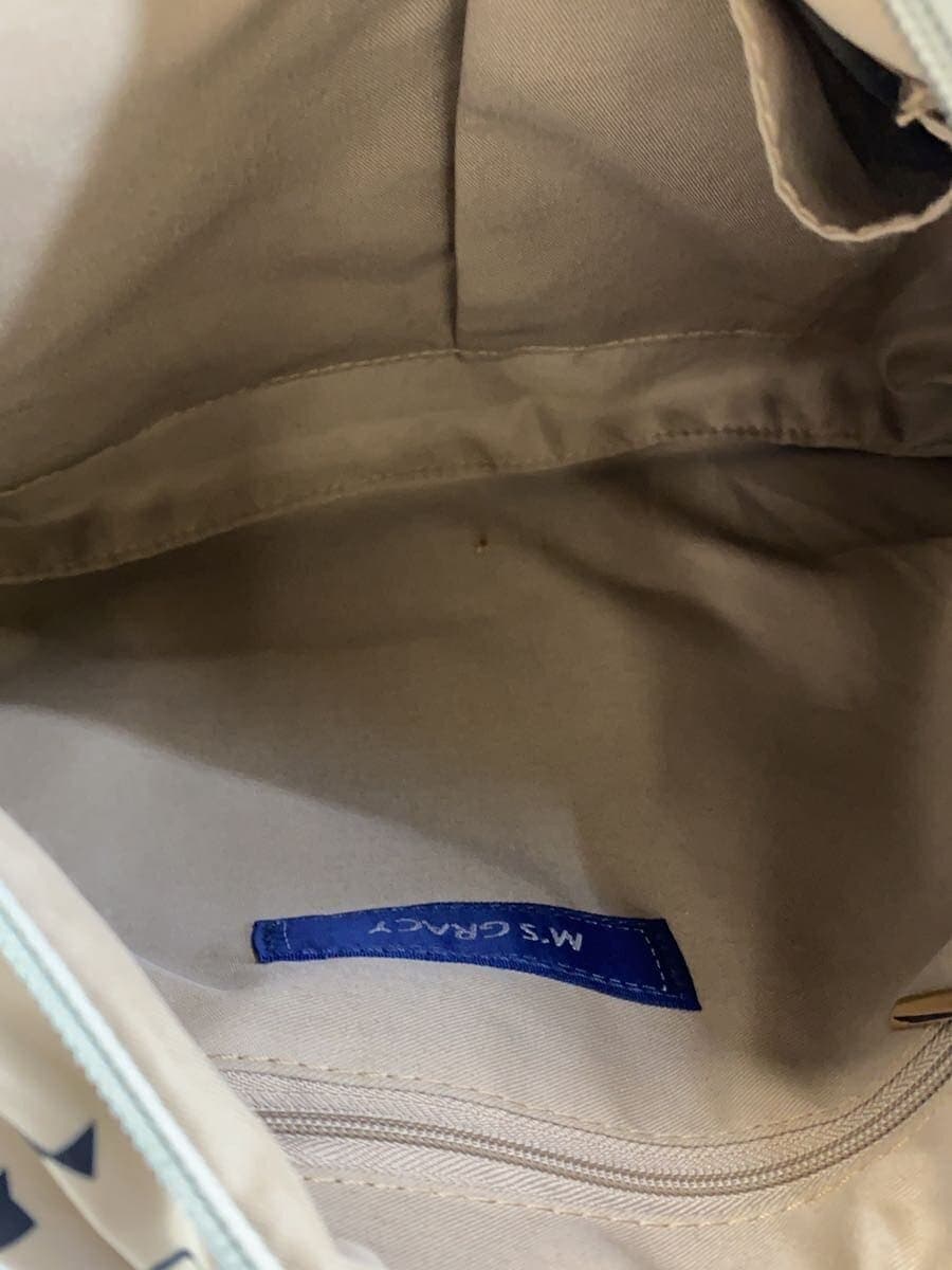 M’S GRACY Shoulder Bag Polyester BEG All Over Pattern 6