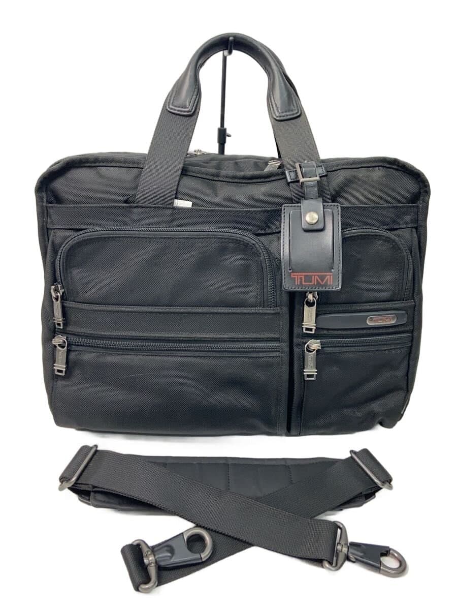 TUMI Briefcase Tumi Black Black Nylon BLK Shoulder 2-Way