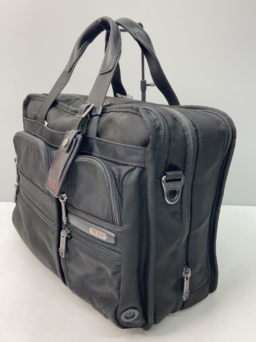 TUMI Briefcase Tumi Black Black Nylon BLK Shoulder 2-Way 2