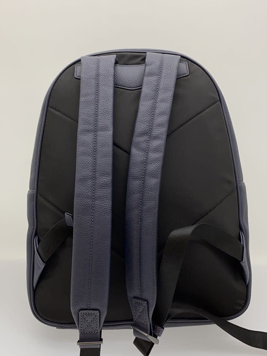EMPORIO ARMANI Backpack Leather NVY Solid Color 3