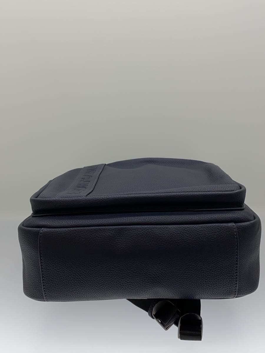 EMPORIO ARMANI Backpack Leather NVY Solid Color 4