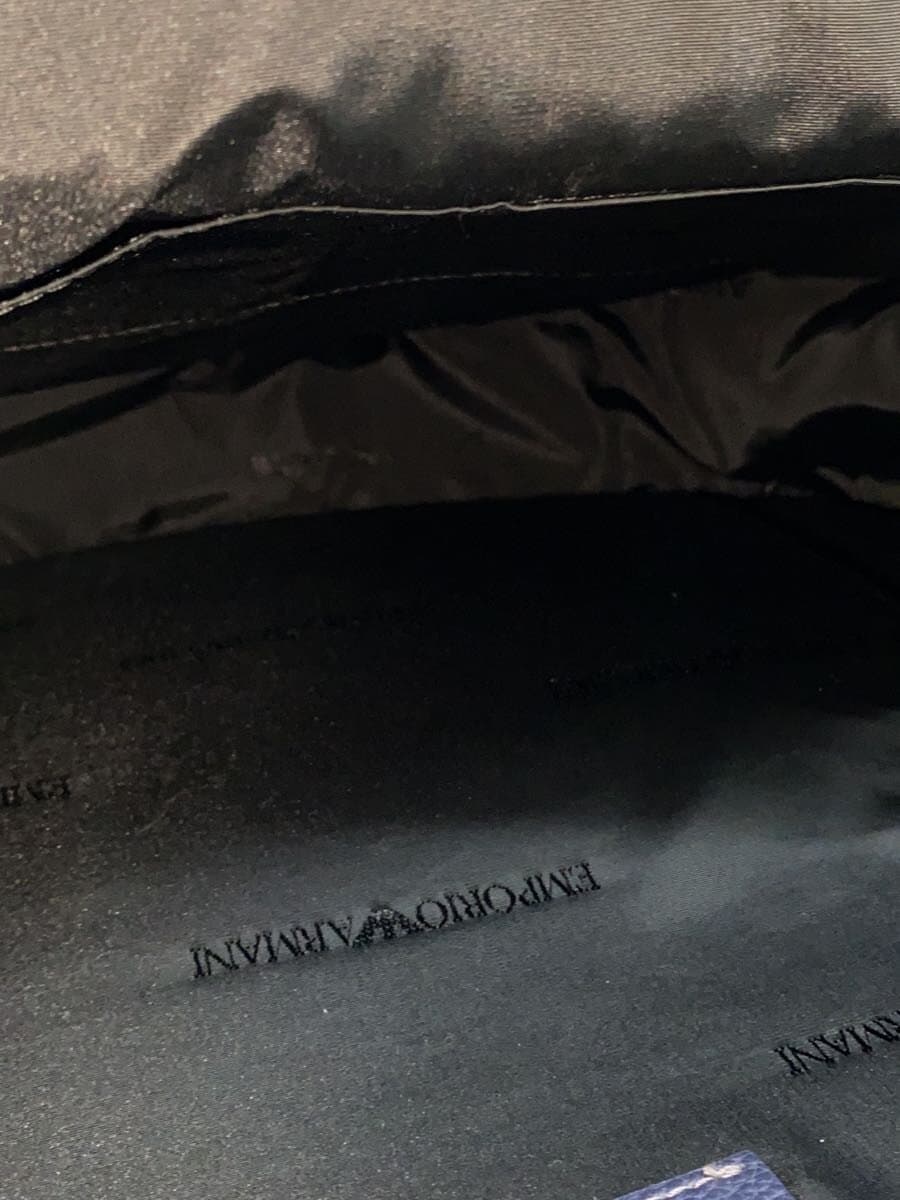EMPORIO ARMANI Backpack Leather NVY Solid Color 6