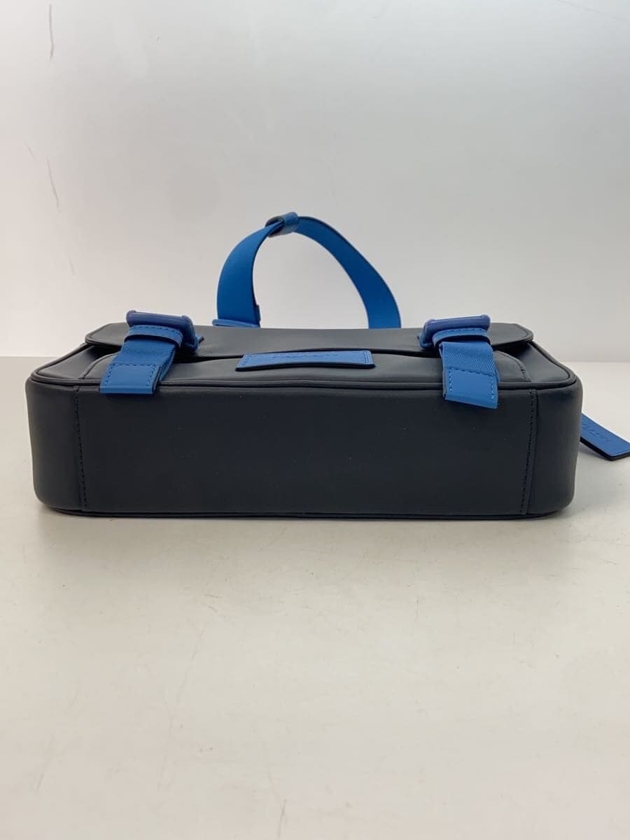 COACH shoulder bag Coach Navy Dark Blue Leather NVY C5300 4