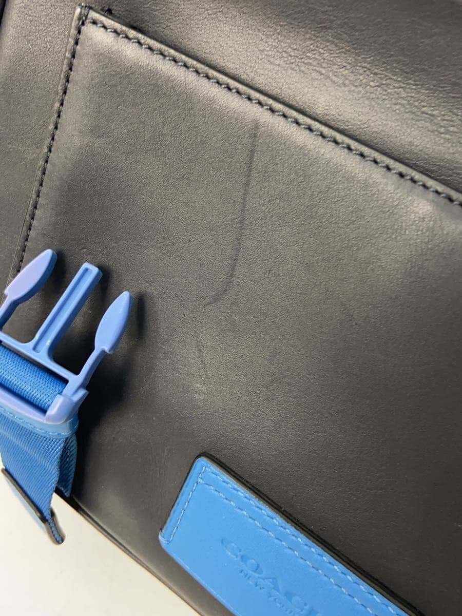 COACH shoulder bag Coach Navy Dark Blue Leather NVY C5300 8