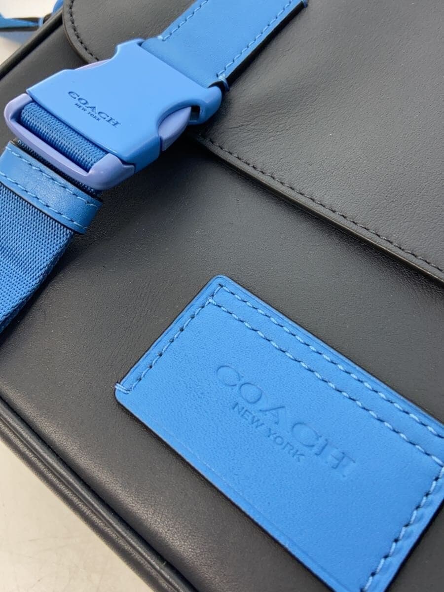 COACH shoulder bag Coach Navy Dark Blue Leather NVY C5300 9