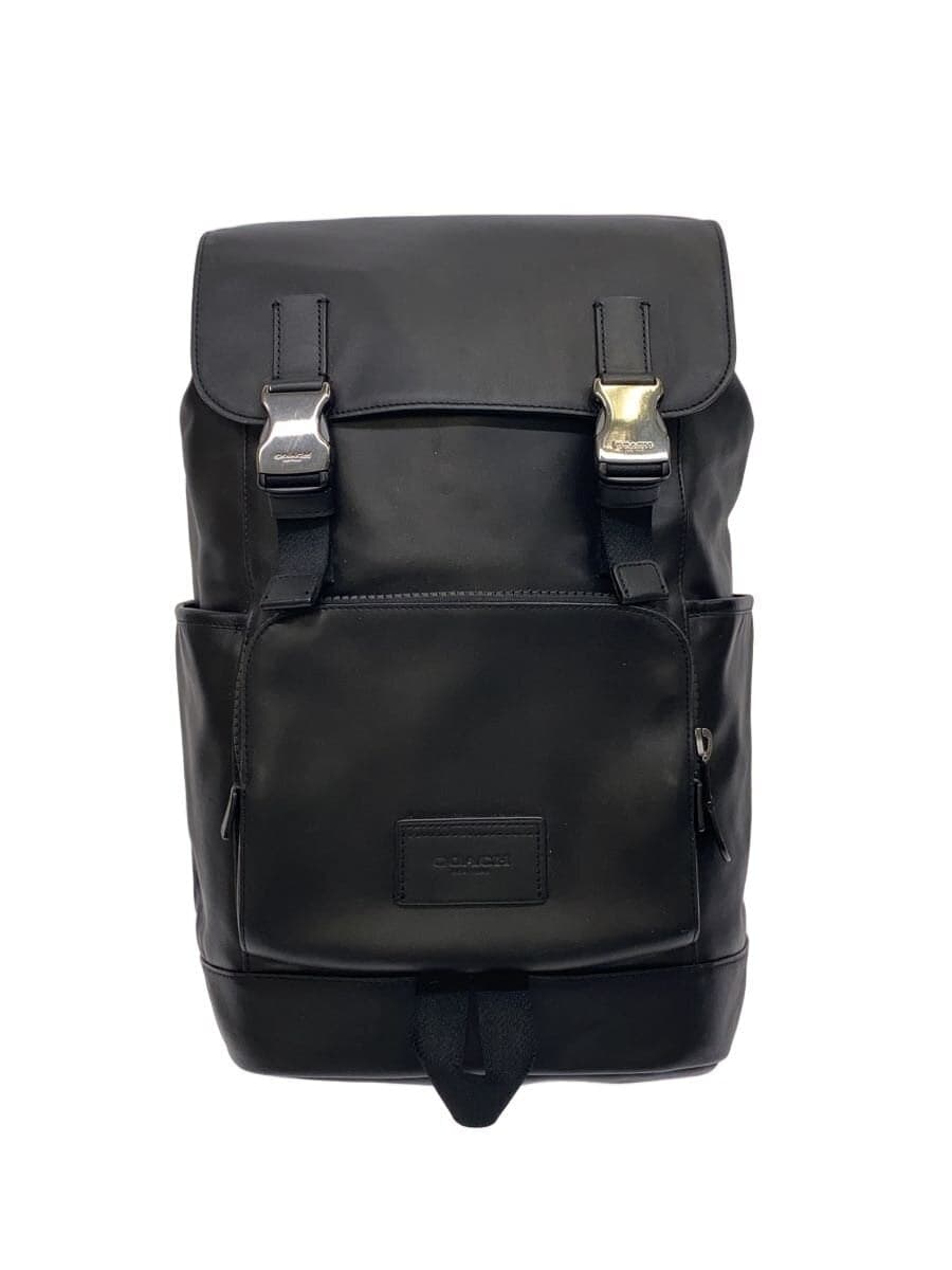 COACH Backpack Leather Black C2710