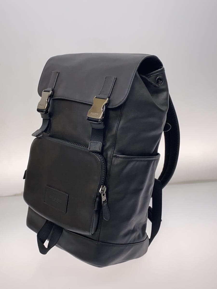 COACH Backpack Leather Black C2710 2