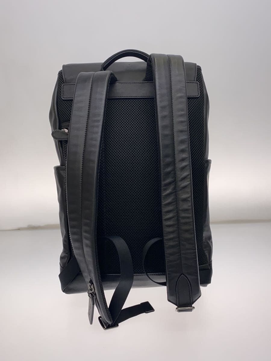 COACH Backpack Leather Black C2710 3