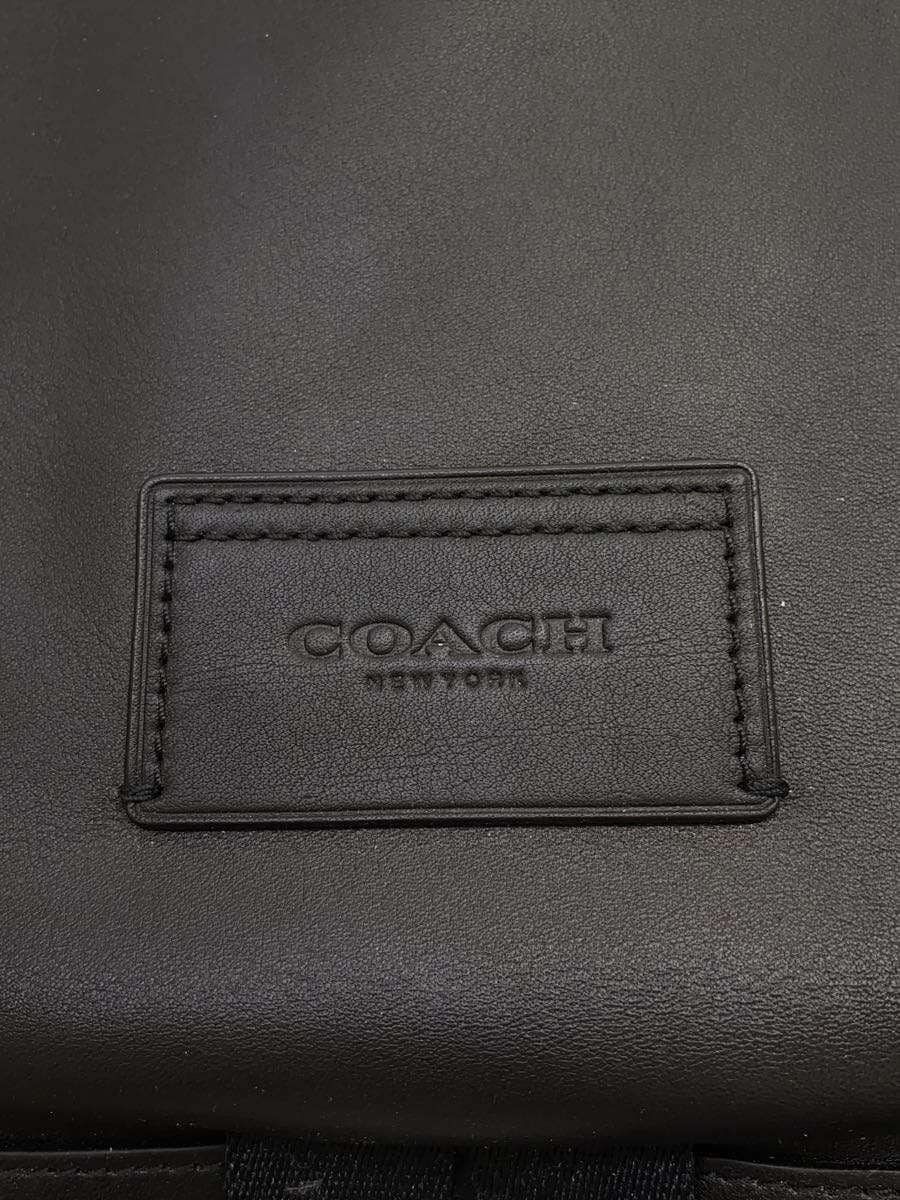 COACH Backpack Leather Black C2710 5