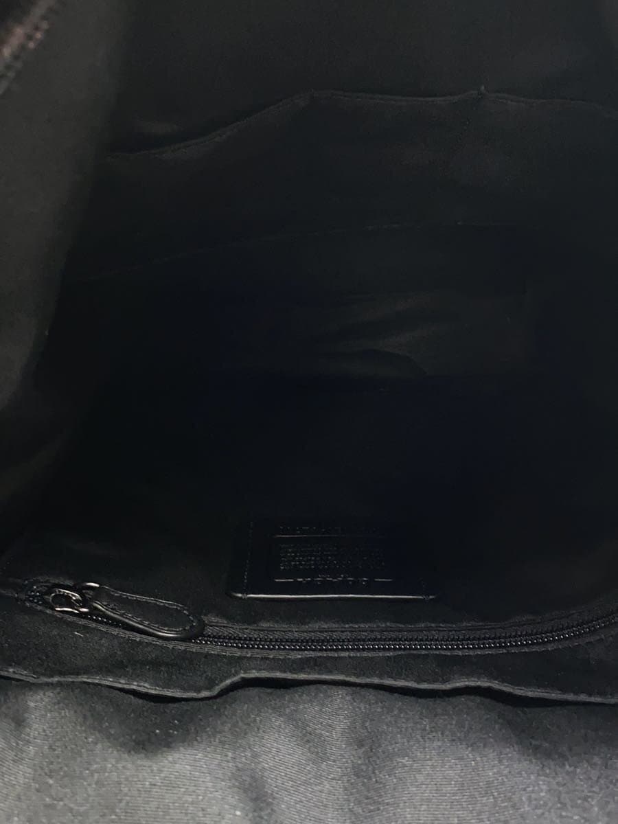 COACH Backpack Leather Black C2710 6