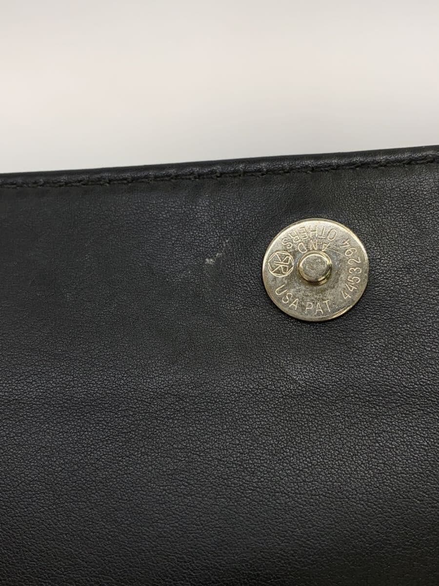 COACH Shoulder Bag Leather Black Solid Color 6801 7