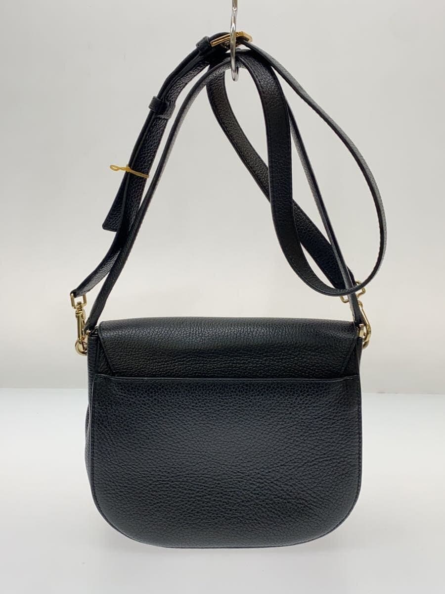 FURLA Shoulder Bag Leather Black 286017 3