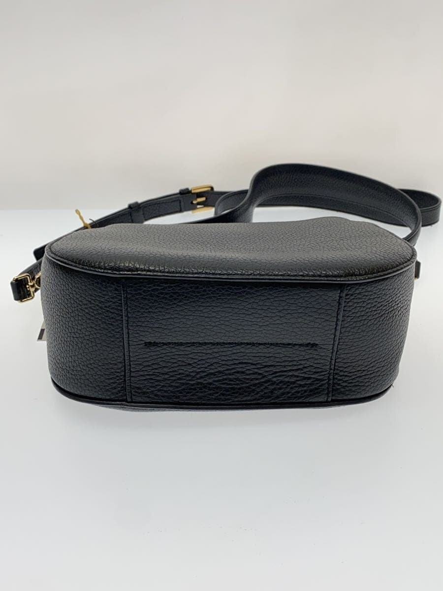 FURLA Shoulder Bag Leather Black 286017 4