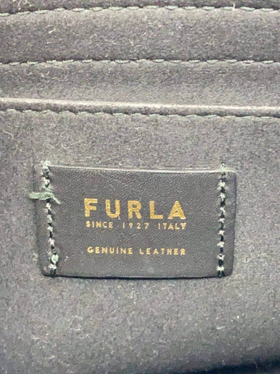 FURLA Shoulder Bag Leather Black 286017 5