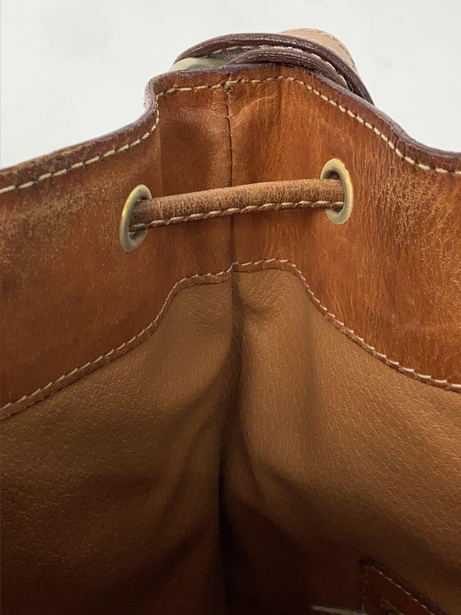 CELINE Shoulder Bag Leather All-over Print Celine Brown 8