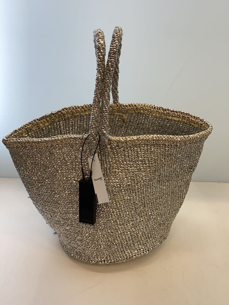 rectangle Basket Bag SLV 3