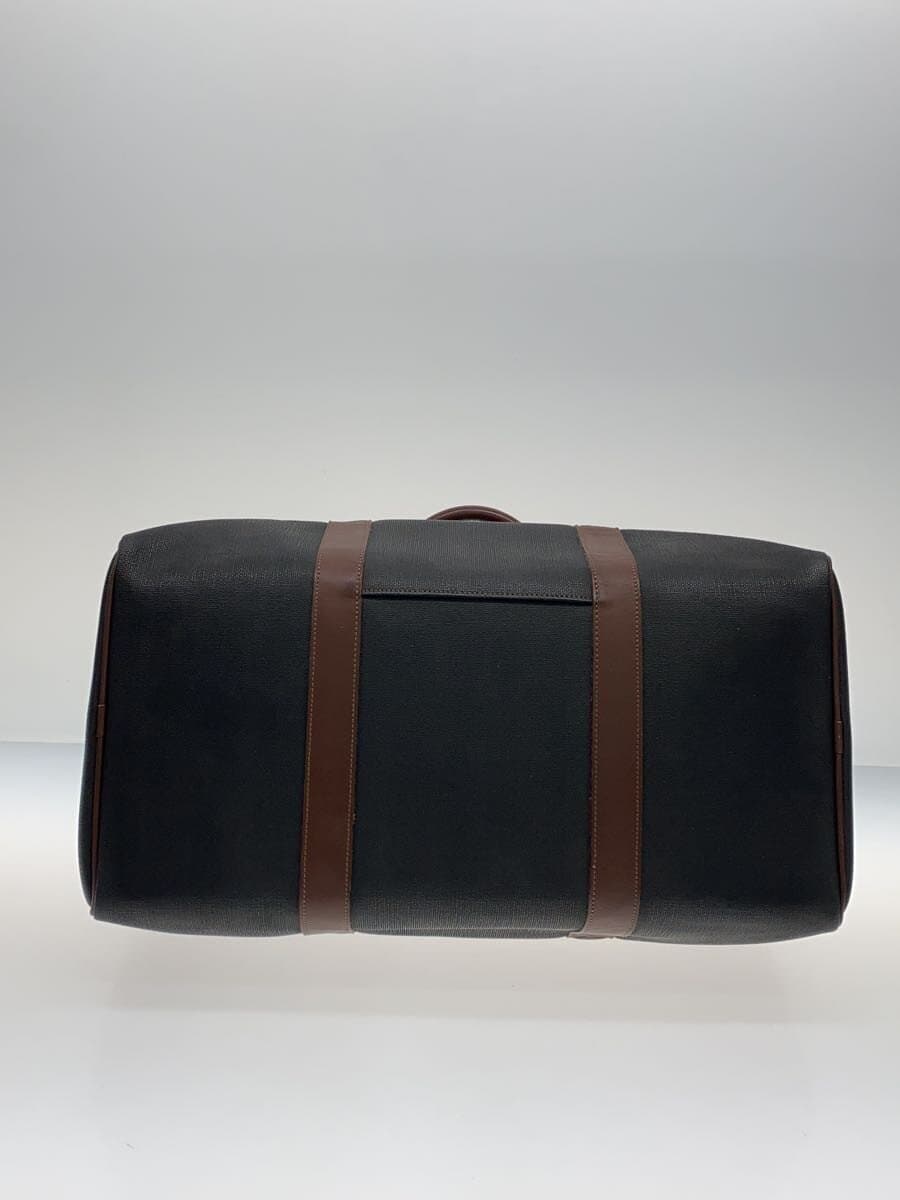 dunhill Boston Bag Leather BRW Solid 4