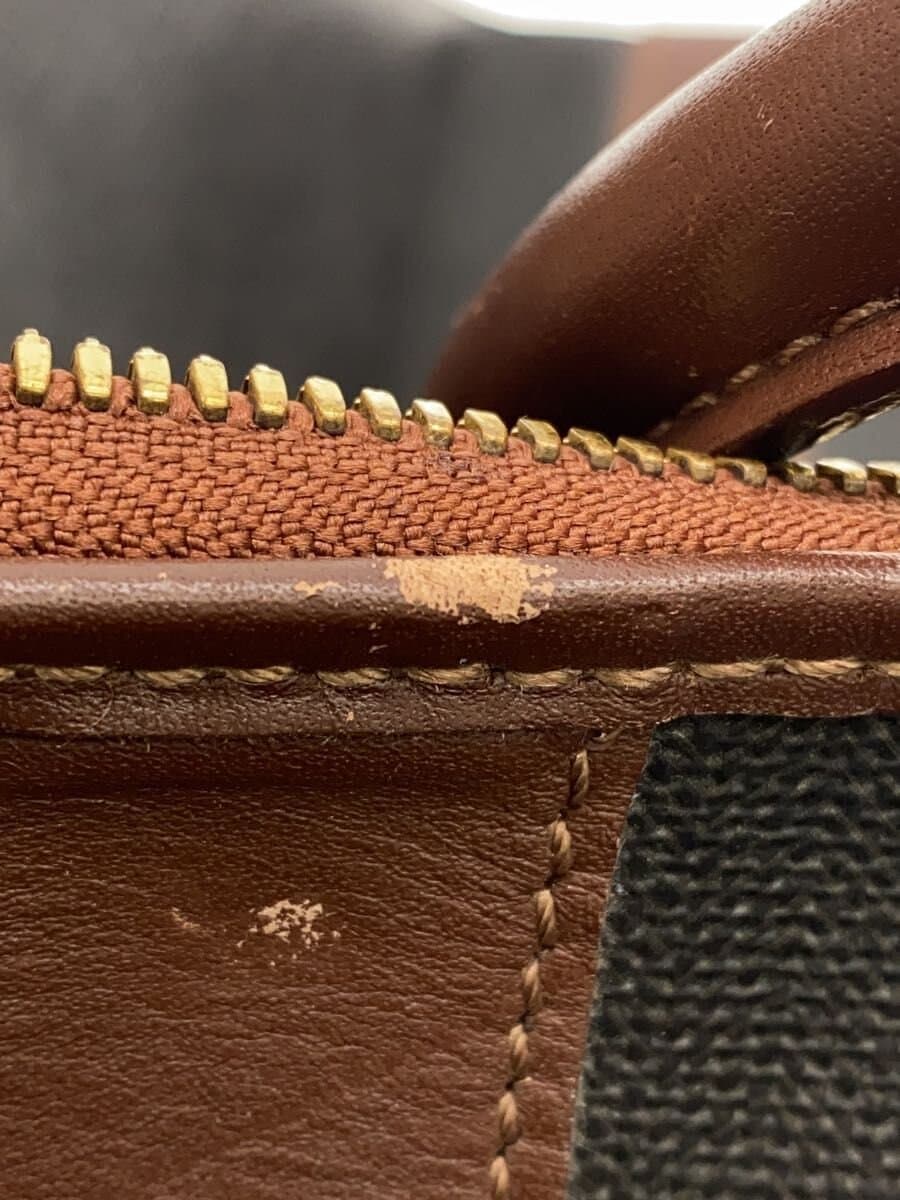 dunhill Boston Bag Leather BRW Solid 7