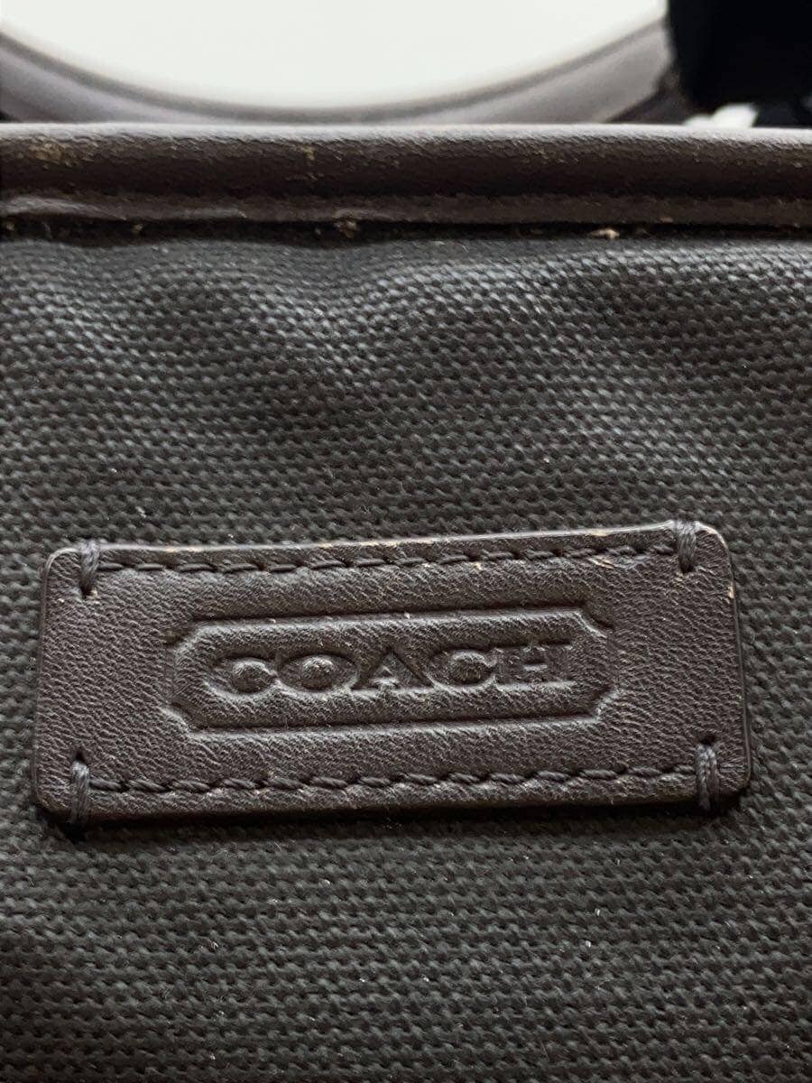 COACH Tote Bag Nylon Black Camouflage F70832 5