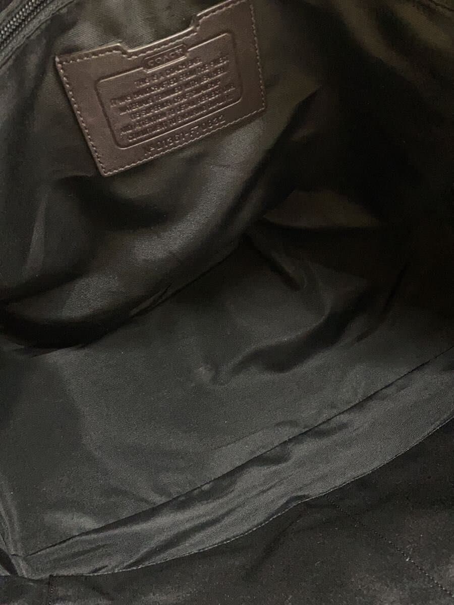 COACH Tote Bag Nylon Black Camouflage F70832 6