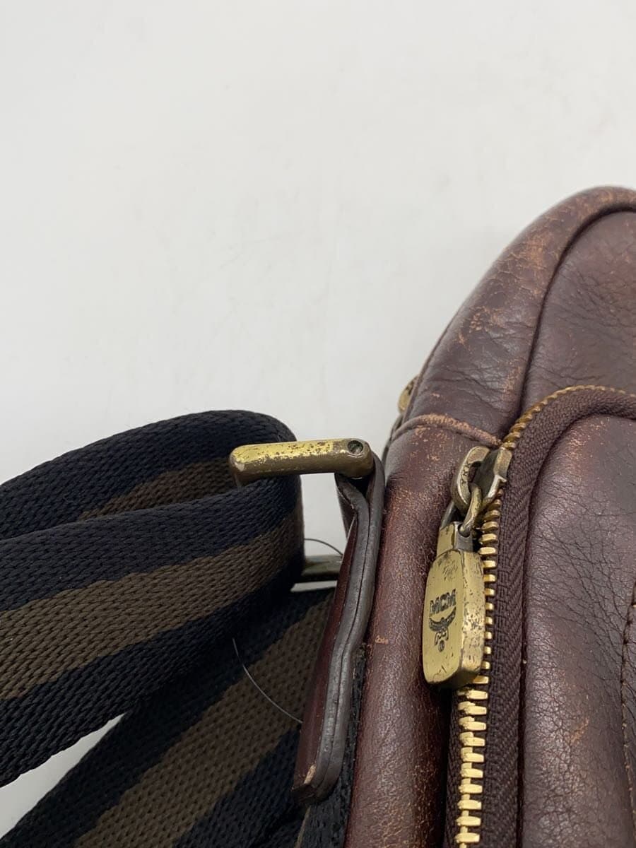 MCM Shoulder Bag Leather BRW 7