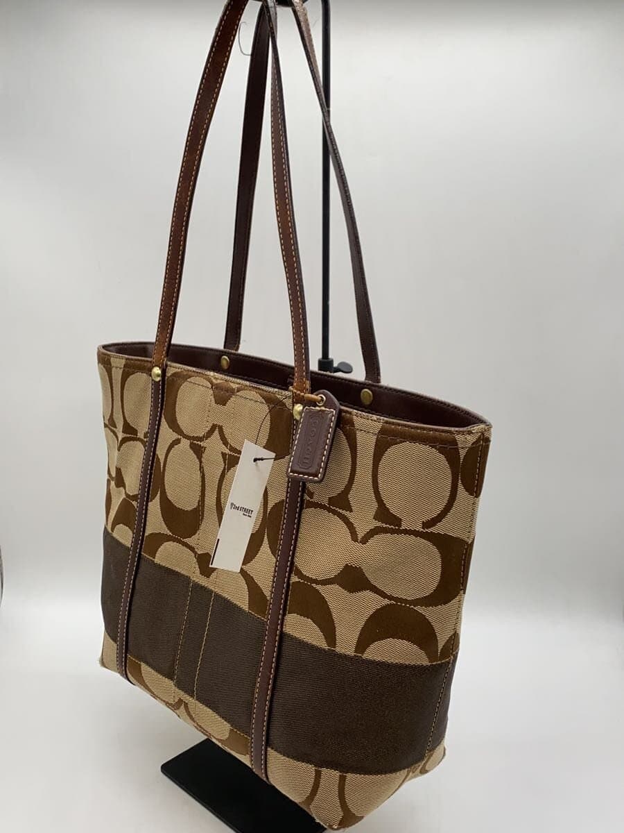 COACH Tote Bag_Signature Canvas BRW 2