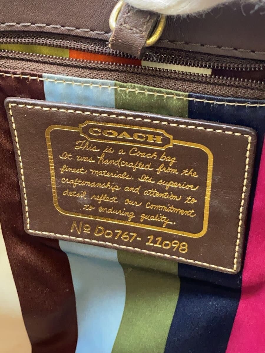 COACH Tote Bag_Signature Canvas BRW 5