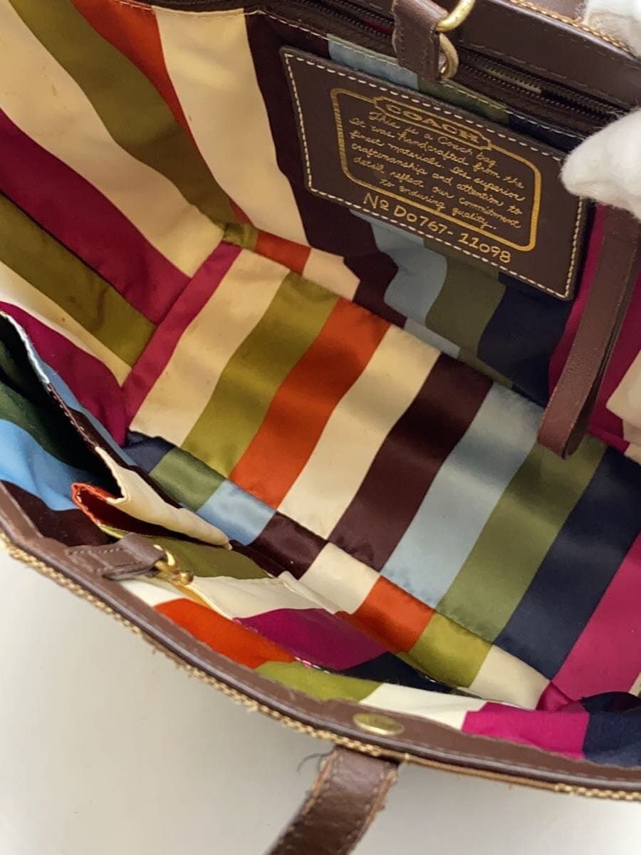 COACH Tote Bag_Signature Canvas BRW 6