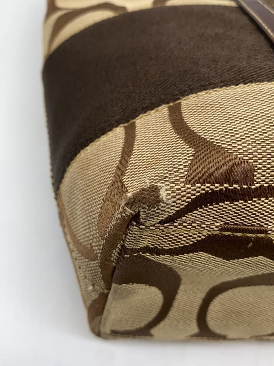 COACH Tote Bag_Signature Canvas BRW 8