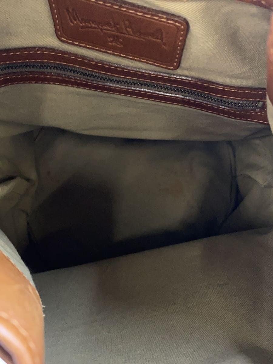 MARGARET HOWELL Shoulder Bag Leather BRW 6
