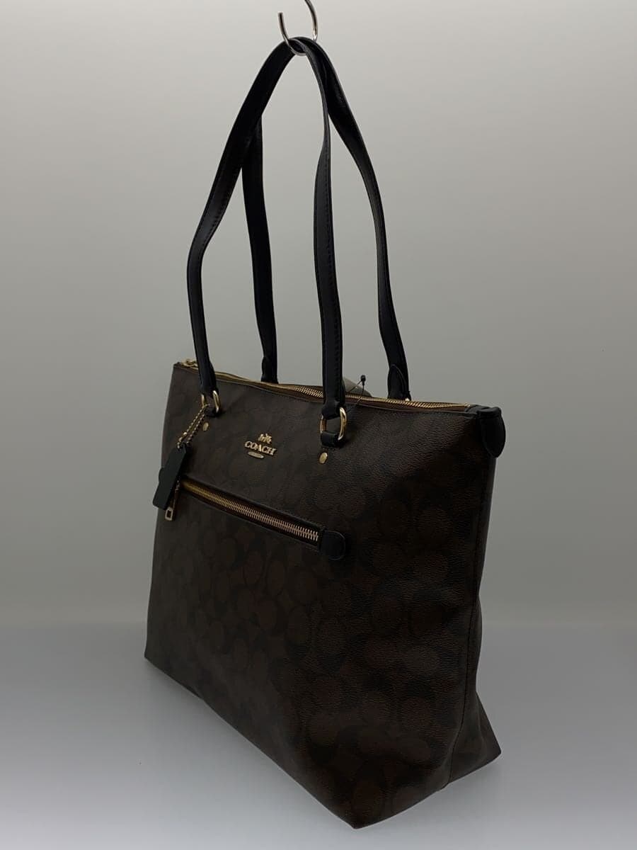 COACH Tote Bag PVC BRW All-over pattern F79609 2