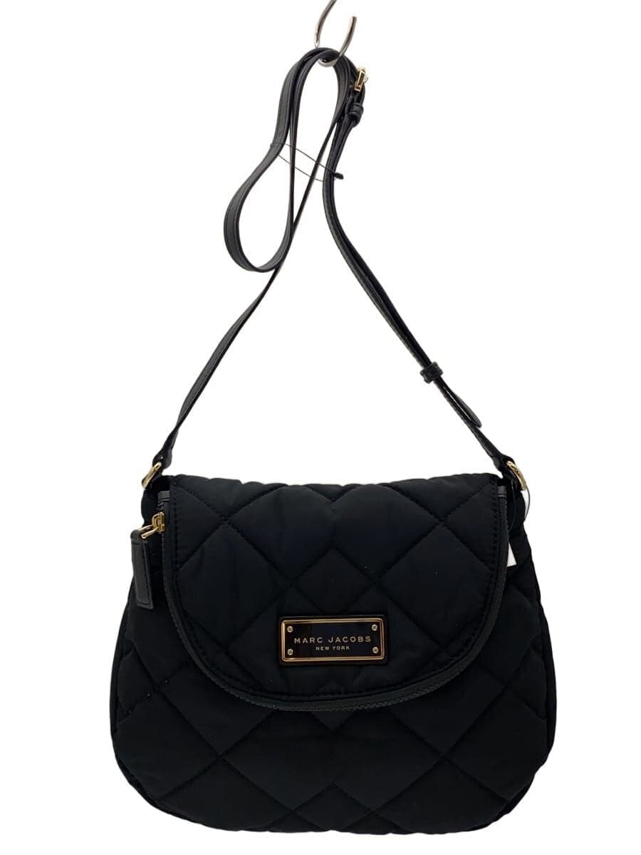 MARC JACOBS Quilted Nylon Messenger Bag Shoulder Bag Nylon BLK M0011324 001