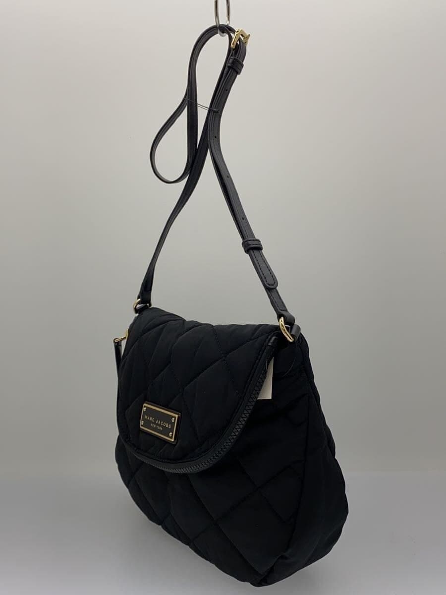 MARC JACOBS Quilted Nylon Messenger Bag Shoulder Bag Nylon BLK M0011324 001 2