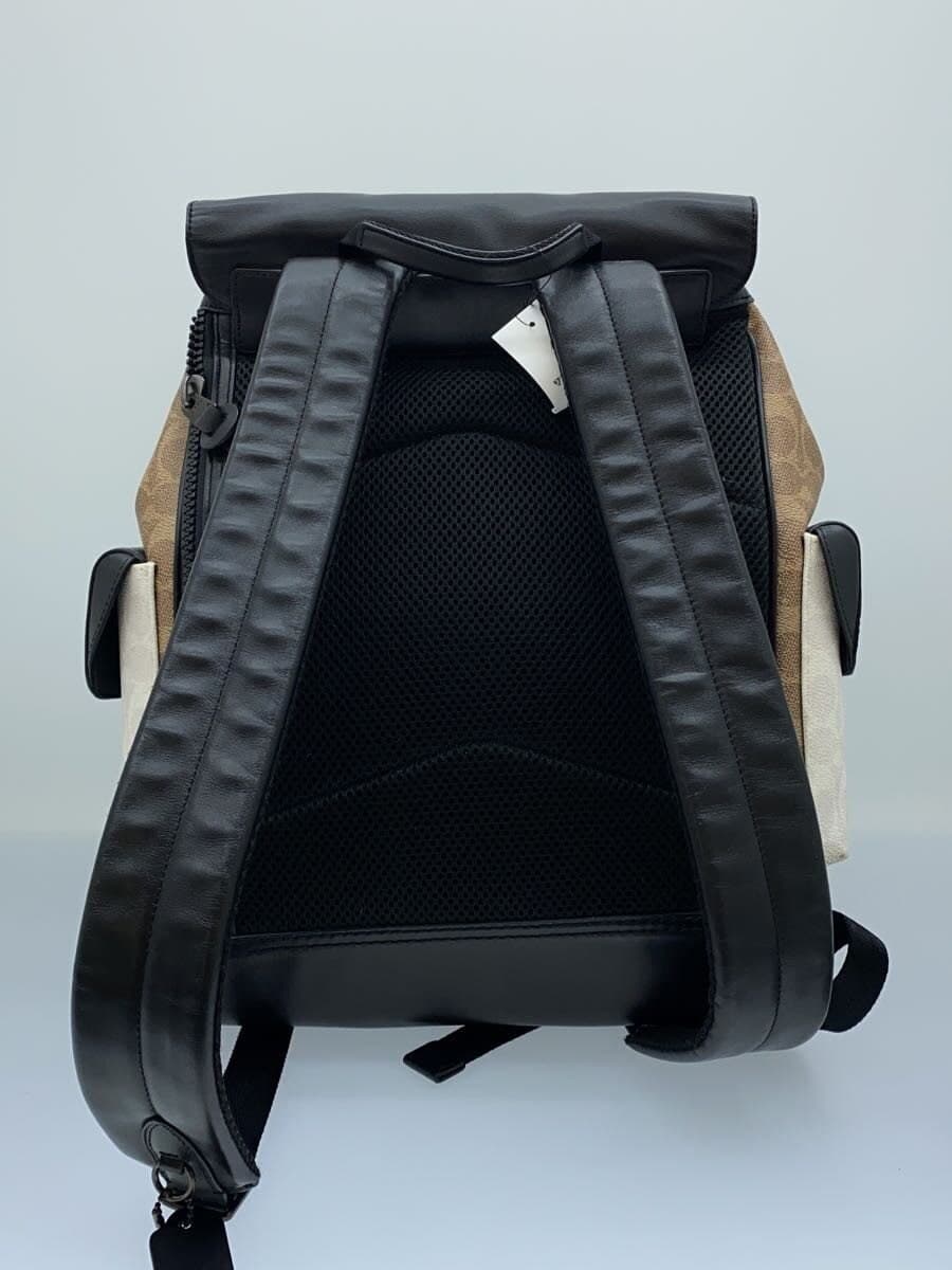 COACH Backpack Leather BLK 5091 3