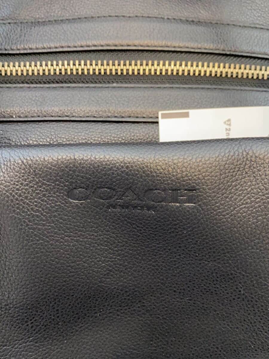 COACH Voyager Bag Boston Bag Leather BLK F54765 5