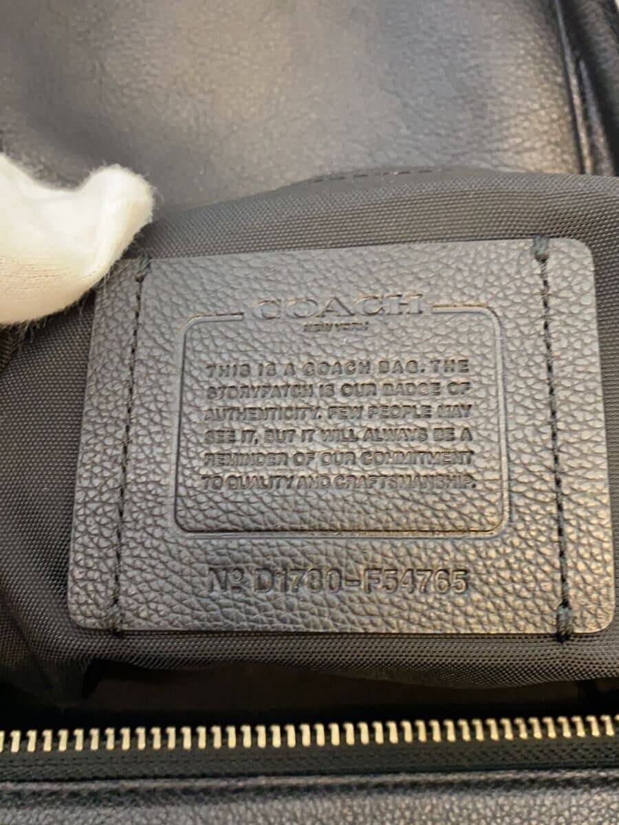 COACH Voyager Bag Boston Bag Leather BLK F54765 6