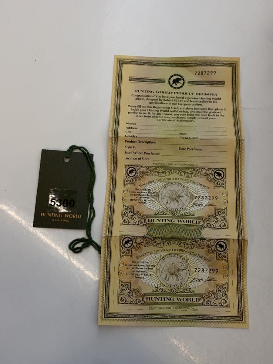 HUNTING WORLD Messenger Bag Nylon NVY 071704 Damage 7